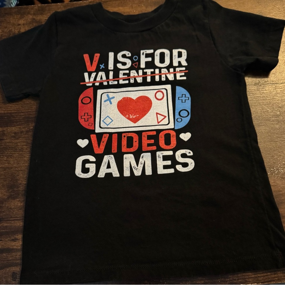 Port and Company Black Valentine's Video Game Tee
